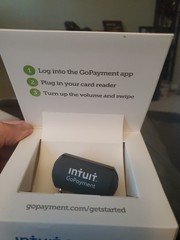 Intuit GoPayment Credit Debit Card Reader Quickbooks 3.5mm Jack Xlnt Go Payment