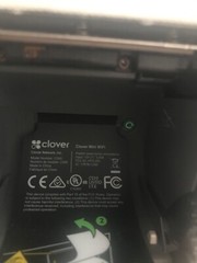 Clover Mini Wi-Fi C300 POS System/Credit Card Terminal.