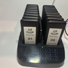 16 Restaurant Pagers Wireless Guest Paging System Queuing Calling Beeper