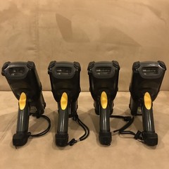 Lot of 4 Symbol Motorola MC9090-GJ0HJEFA6WR LORAX WM Barcode Scanner w/ EXTRAS!!