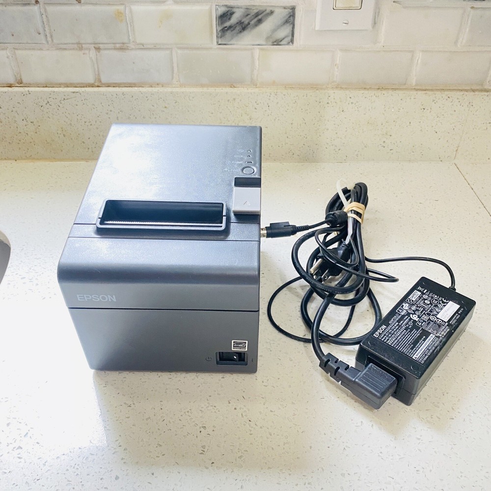 Epson TM-T20ii M267D Compact Thermal POS Receipt Printer Serial w/Power Adapter