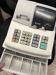 Sharp XEA102 Electronic Cash Register – Grey