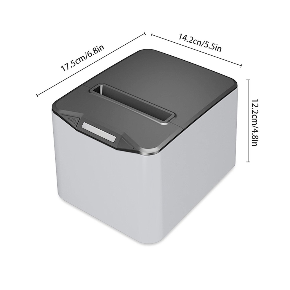 Bisofice Thermal Receipt Printer 80mm Desktop Direct Thermal Printing FRNR
