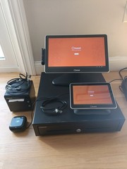 Complete Toast System – Toast Flex POS Screen Dual Display, Printer, Tap, Drawer