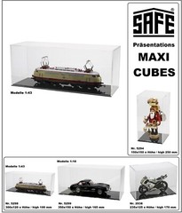 SAFE MAXI Acrylic Cube Display Showcase 150×150 H 250mm 5294