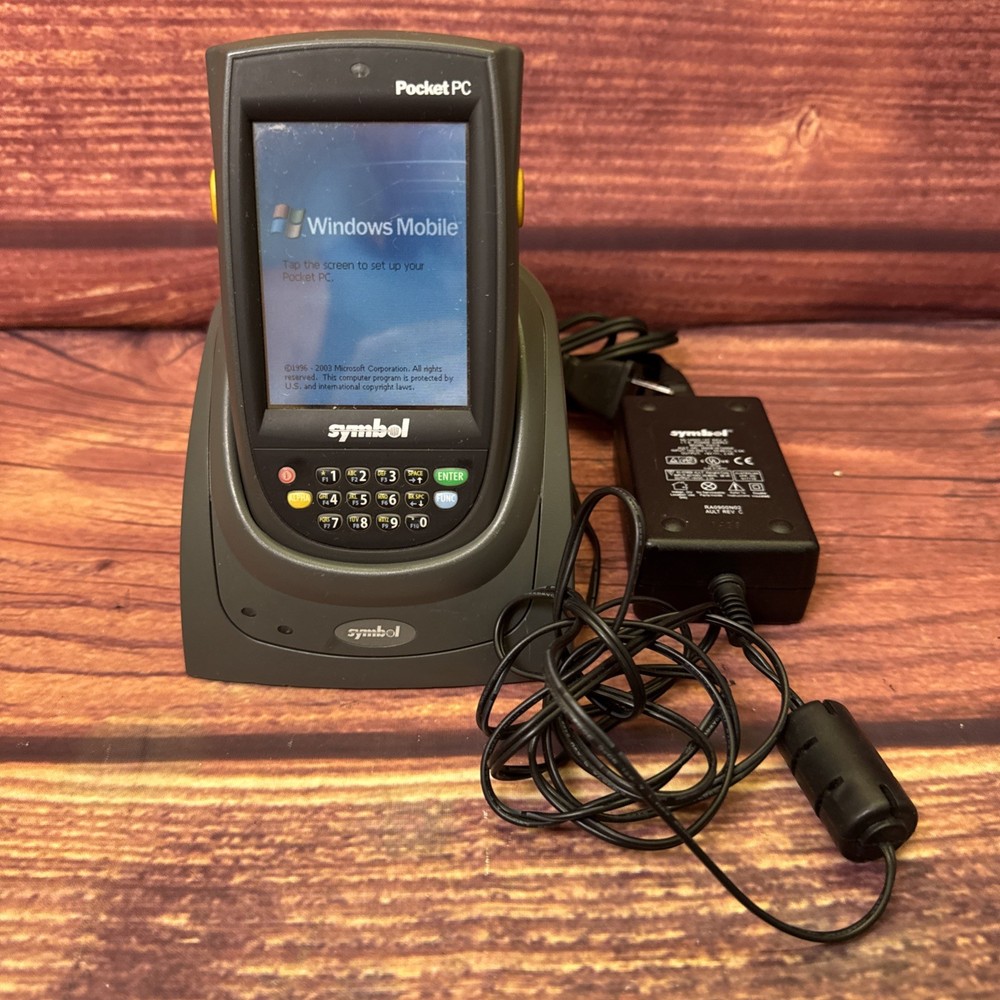 Symbol PPT8800 Pocket PC Rugged Barcode Scanner With Cradle Charger – Tested