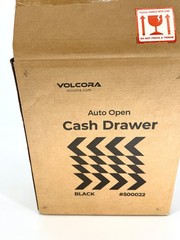 Volcora POS Cash Drawer 13&Prime; Model 500022 No Cables Untested As-Is