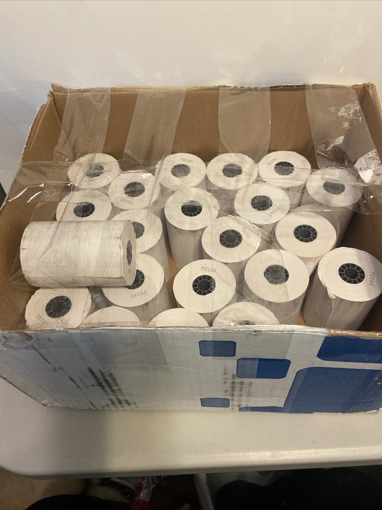 Receipt Paper Thermal First Data FD100 of 3 1/8 X 119 ft