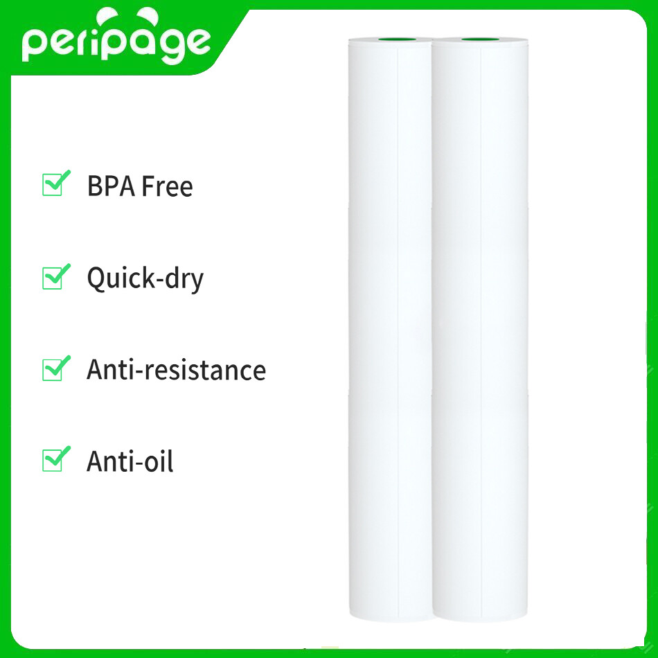 PeriPage 2 Rolls 50Sheets A4 Thermal Paper 210x30mm fr A40 Thermal Printer K5K8