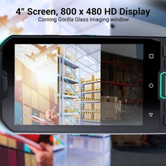 iTera Android 13 Barcode Scanner PDA: HS7 Scan Engine 26-Key Keypad, Black