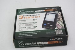Dri Mark 351FT Flash Test Counterfeit Money Bill Detector Machine UV Ink Black