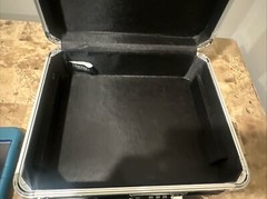 Vaultz Locking Cash Box Black Chrome Secure Money Til Drawer With Extra Insert