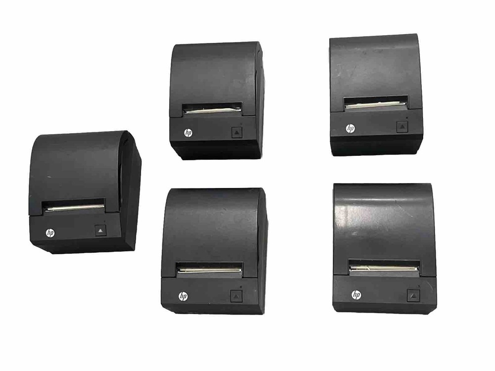 LOT OF(5) HP A799-C800-HN00 POS Thermal Printer / No Power Adapter