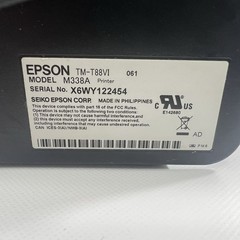 Epson TM-T88VI M338A POS Thermal Receipt Printer with Plus Power Module – Tested