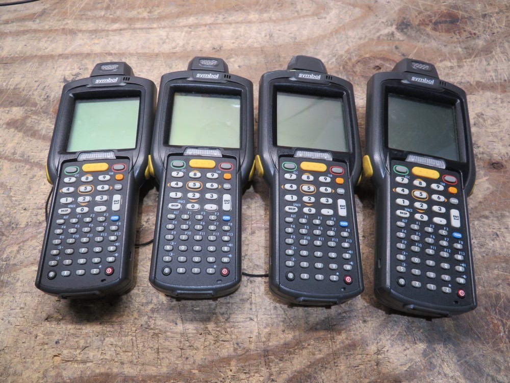 LOT OF 4 AS IS UNTESTED Motorola Symbol Scanner MC3000 PARTS REPAIR