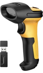 Inateck Barcode Scanner, Wireless Scanner, 2.4 GHz Adapter, 2600mAh Battery