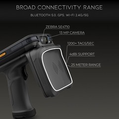 ✅Chainway C72 Wireless Pistol-Grip Android RFID Tag Scanner/Barcode Reader!🔥⭐