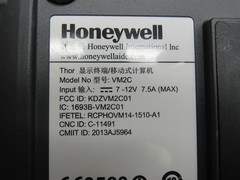 Honeywell Thor VM2C Mount Computer VM2C1A1A1AUS0AA Ram with OS