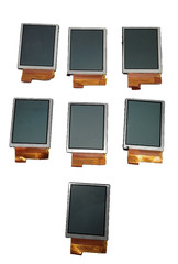 Lot of 7 Symbol Motorola MC9000 MC9060 MC90 24-83666-01A Color LCD Display