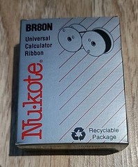 NuKote BR80N Universal Calculator Ribbon – Black & Red – .5in x 7 yards Set 4