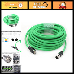 4 Pin Ethernet Cable D-Coded to RJ45 Cat5e for Barcode Reader Sensor 15m PoE