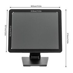 For Restaurant Retail Pos System 17-inch Capacitive Touch Screen Monitor