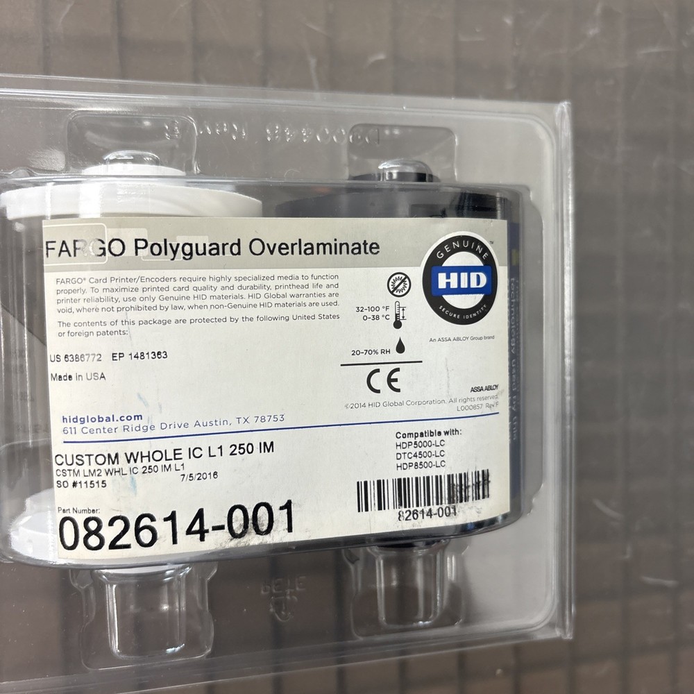Fargo 082601 Polyguard Overlaminate Genuine OEM Sealed Packaged free ship 2027