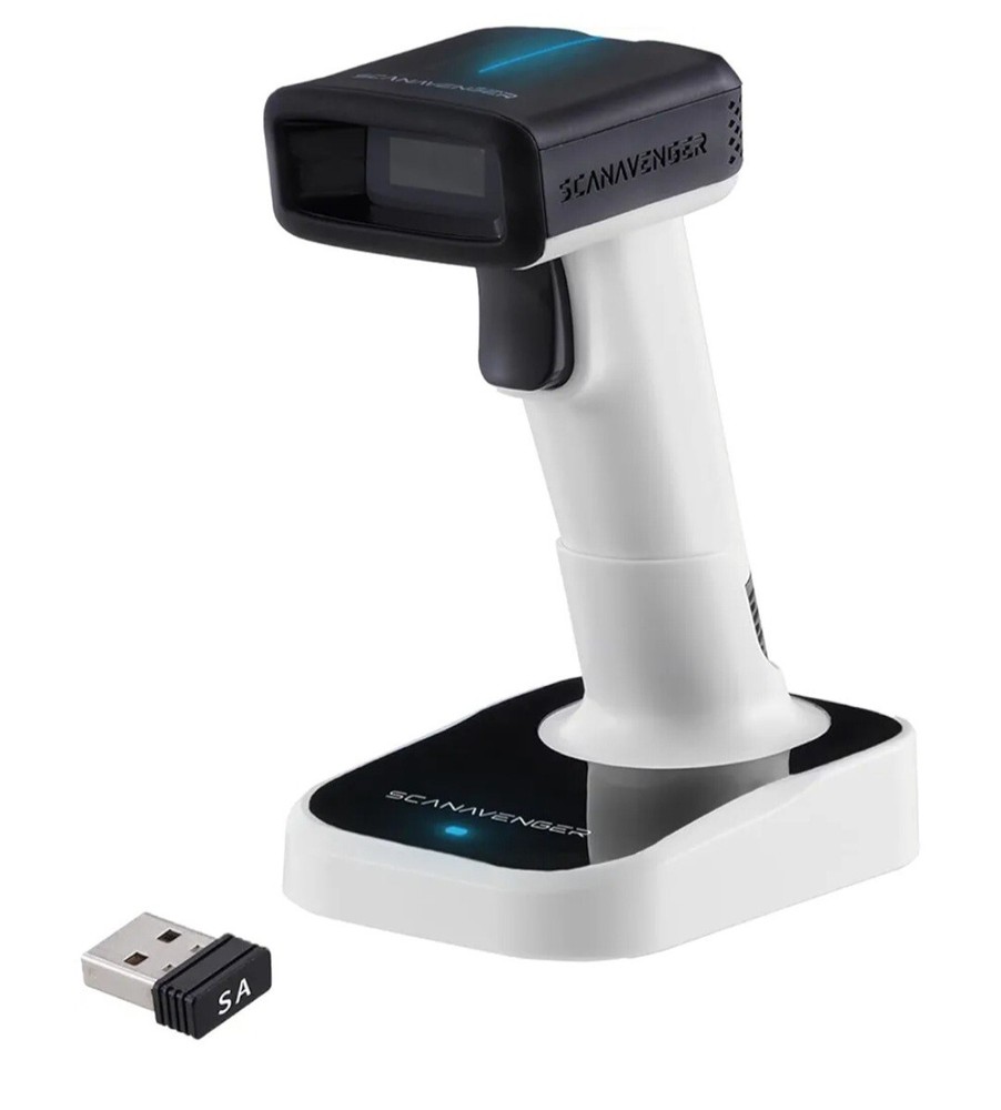 ScanAvenger Wireless Portable 1D&2D with Stand Bluetooth Barcode Scanner