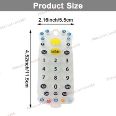 32-Key Membrane Keypad Replacement For Honeywell LXE MX7 Tecton Button Film