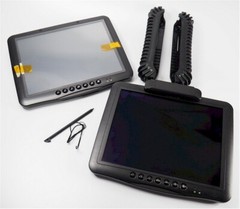 Two(2) USED DT Research DT312 Mobile POS Tablet PC *POWERS UP OK!*
