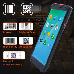Z1 Android PDA Barcode Scanner with NFC Reader Support Fingerprint Unlocking New