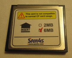 Sam4s Expanded Memory 6MEG for SPS-520 / SPS -530 Cash Register
