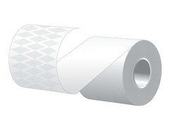 Maxstick Linerless Adhesive POS Rolls, 6 Rolls, Diamond Adhesive 3.125&Prime;x170&prime;