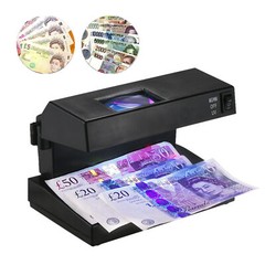 Portable Desktop Counterfeit Bill Detector Cash Currency Banknotes Notes Z1Y3