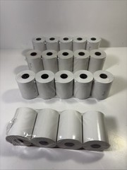 2 1/4&Prime; x 85&prime; 19 count mb label Thermal Paper rolls