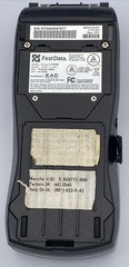 First Data FD-400GT Wireless Terminal Credit Card Machine, Cord & Paper – Works!