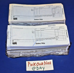 378 LONG 3 PART Credit Card Imprinter Credit Charge Receipt Sale Slip 32605 6443