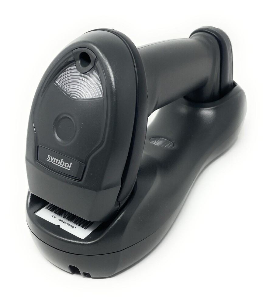 1PC Zebra Wireless Bluetooth Barcode Scanner with Cradle and USB Cable LI4278-SR