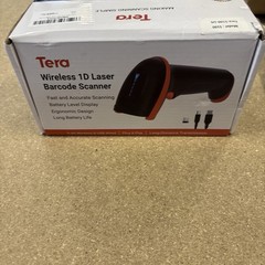 Tera 5100 Series Wireless 1D Laser Barcode Scanner with USB Cable