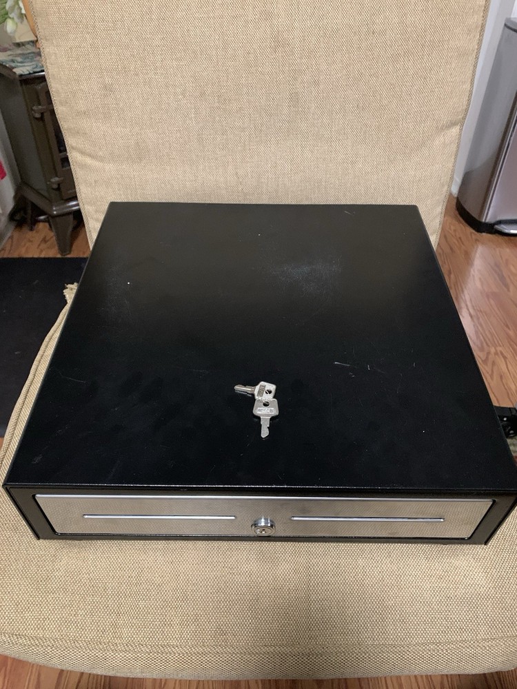 APG VBS 579-BL1616 16 Inch Cash Drawer – Black
