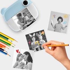 15 Rolls 57x25mm Kids Instant Print Camera Thermal Paper Refill HD Photo Toy