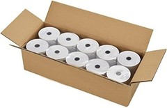 Precision Thermal Receipt Paper Rolls 3-1/8&Prime; x 230ft with Low-Alert Indicator