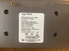 Socket scan Bluetooth CRS9 multi-bay charger