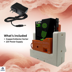 The Copper Collector -Copper Cent Penny & Silver coin sorter- with Power Supply