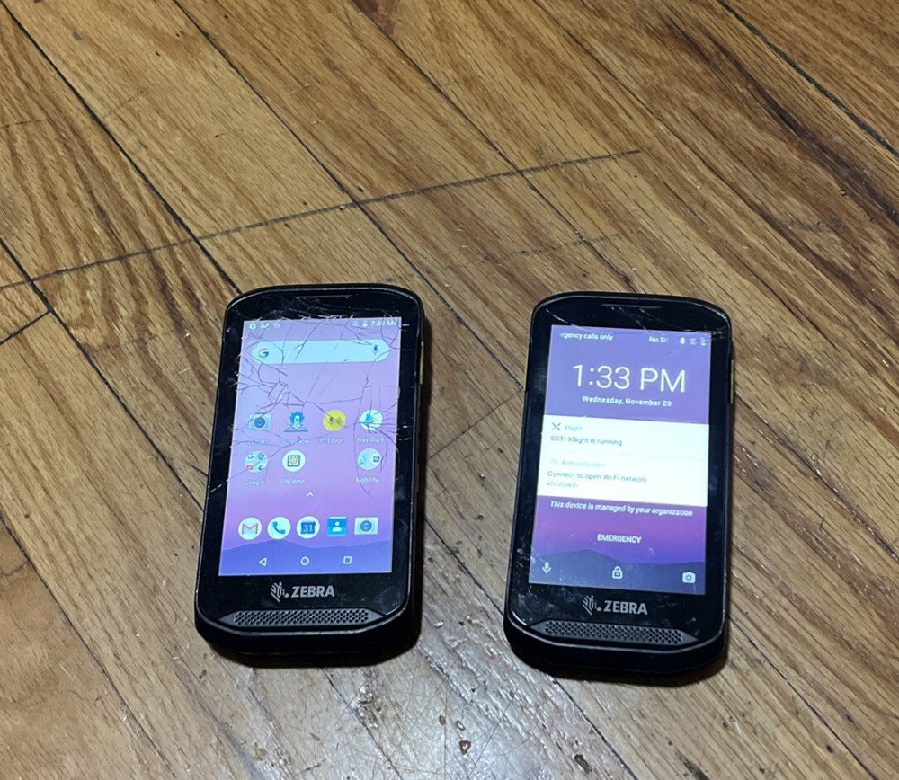 Lot Of(2) Zebra TC25AJ TC25AJ-10C102US Mobile handheld scanner