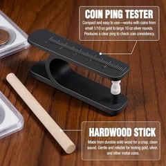 Portable Coin Ping Tester – Authenticity Check Tool, Clear Sound, Easy to Use, C