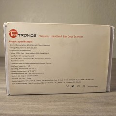 NEW TaoTronics TT-BS009 Wireless Barcode Scanner-Black,32-bit, Long-Range