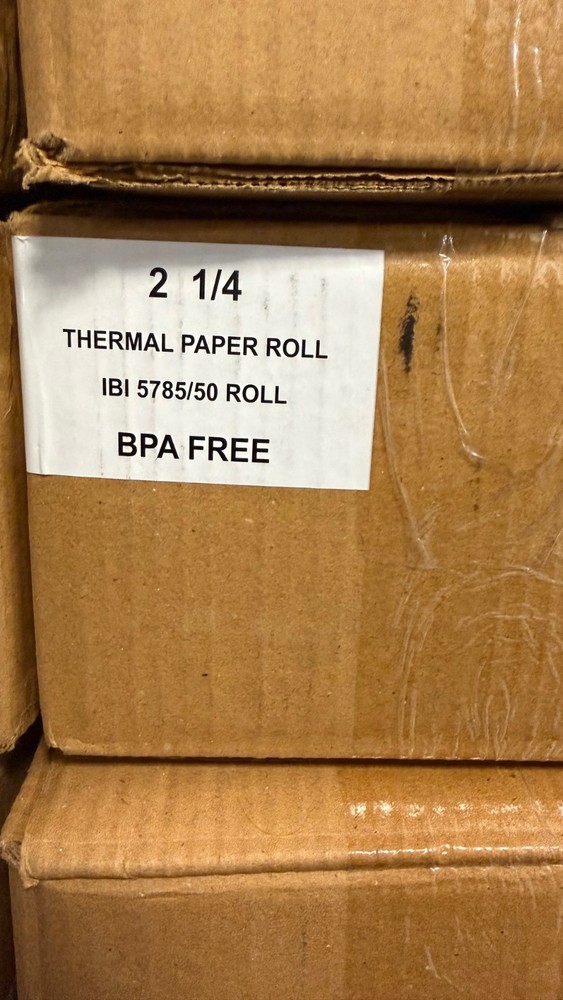 2 1/4 x 80 Thermal Paper Roll IbI 5785/50 Roll Bpa Free