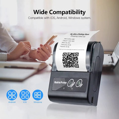 GOOJPRT 58mm Bluetooth Thermal Receipt Printer Portable Mini POS Printer