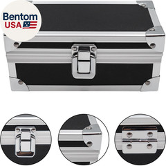 Lockable Cash Box, Aluminium Alloy Money Box for Cash, Money Holder, Cash Organi